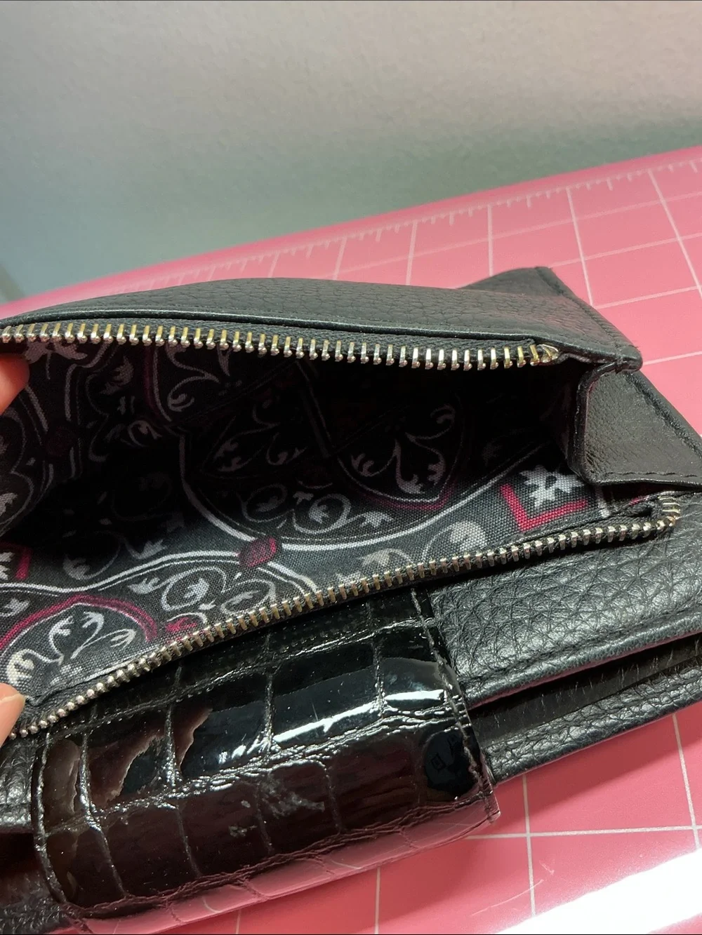 Brighton black leather wallet
